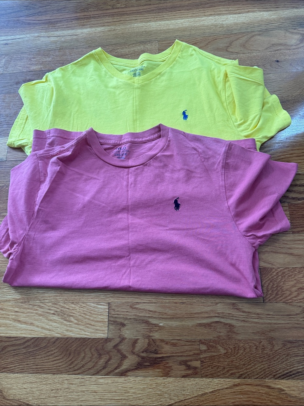 2 Ralph Lauren Kids Crewneck Tee /high neck tee with Pony
